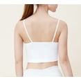 thumbnail image 3 of Shapetune Women's One-size Seamless Half Camisole Top, White, 1 Pack, 3 of 3