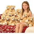 thumbnail image 4 of MaoGoLan 12 Packs Teddy Bear 14" Bulk Stuffed Animals Baby Shower Plush Toy, 4 of 10
