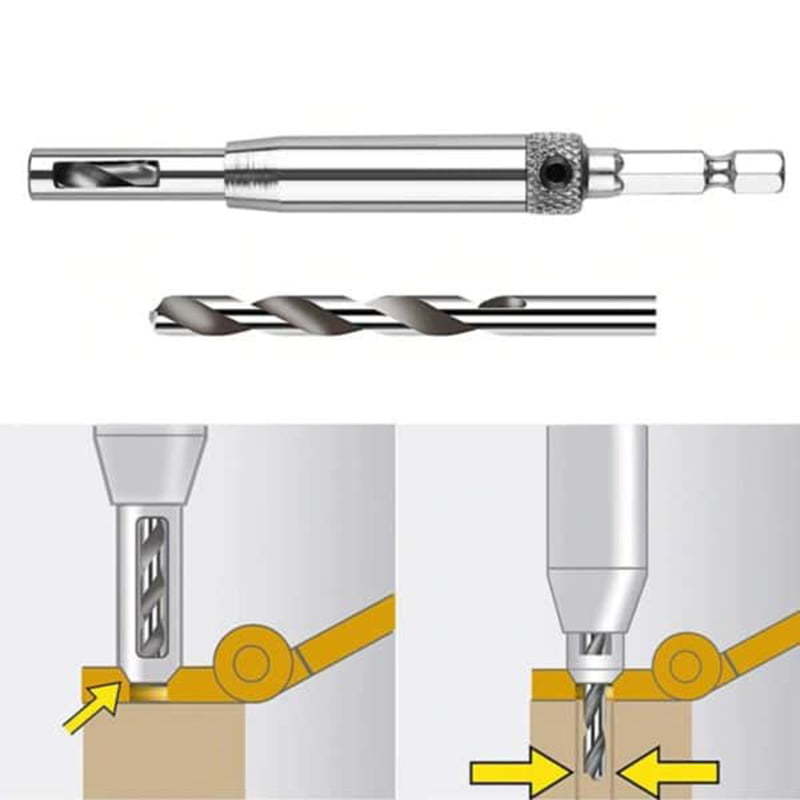Details about   Self-Centering Drill Bits Door And Window Hinge Hole Hot Opener H3K4 