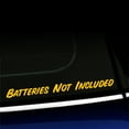 thumbnail image 1 of Batteries Not Included - Vinyl Decal - Choose Color - [YELLOW], 1 of 1