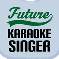 thumbnail image 4 of Inktastic Future Karaoke Singer Boys Baby Bib, 4 of 4
