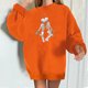 thumbnail image 2 of Camisas sexy de invierno para mujer Cuello redondo Manga larga Tops Impreso Sudadera regular Blusa Fridja fjkfkj938, 2 of 4