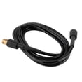 thumbnail image 3 of Graflsoa 8M High-Pressure M22 Threaded PVC Water Washer Hose, 180Bar/2610PSI, Reinforced Braided, Cold Water, 60℃ Max Temp, 26.25ft Length, 3 of 7