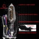 thumbnail image 4 of 12 V Universal Motocicleta Intermitente Luz Ámbar Doble Color 17 LED Lámpara Ámbar Azul, 4 of 5