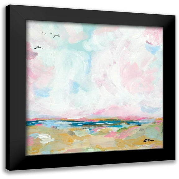 Mingo, Jessica 12x12 Black Modern Framed Museum Art Print Titled - Beach Days I