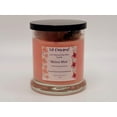 thumbnail image 5 of Melon Mist Natural Soy Wax Candle Highly Scented with Rose Quartz Crystals, 5 of 10