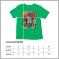 thumbnail image 5 of Tee Hunt Dean Russo Colorful Lion Head Youth T-Shirt Wild Life King Roar Kids, Green, Medium, 5 of 5
