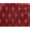 thumbnail image 4 of oneOone Georgette Viscose Fabric Plus Sign Kasuri Print Fabric BTY 42 Inch Wide, 4 of 4