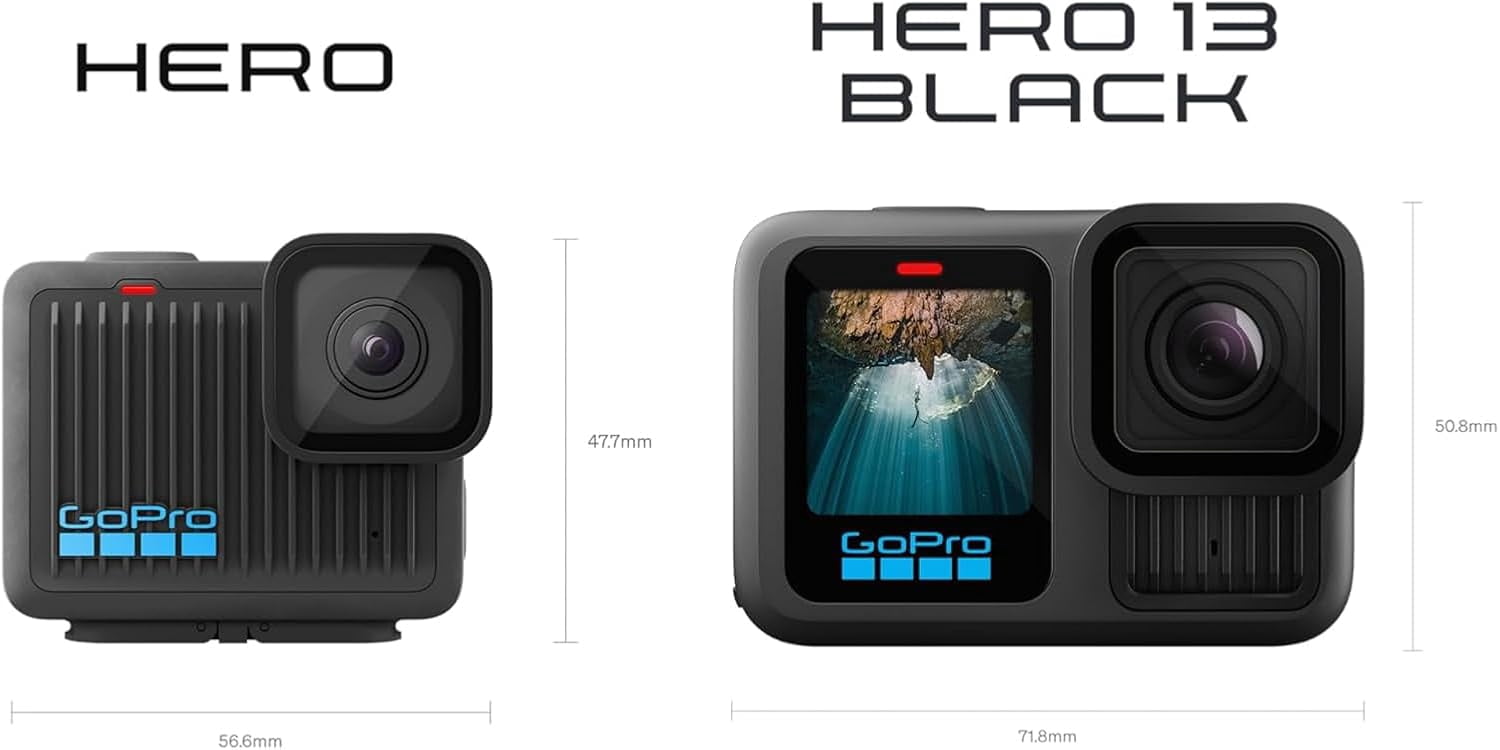 GoPro Hero Ecommerce Packaging - Compact Waterproof Action Camera with 4K Ultra HD Video, 12MP Photo, Touch Screen