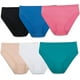 thumbnail image 1 of Bragas Fruit of the Loom de microfibra Hi-Cut, paquete de 6 unidades, talla 10, 1 of 3