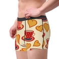 thumbnail image 3 of Kdxio Men's Boxer Briefs with Cups of Tea Print - Comfortable and Breathable Underwear for Everyday Wear, 3 of 7