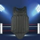 thumbnail image 5 of Protector de pecho para karate, taekwondo, chaleco protector, MMA, costillas, armadura, protector corporal Negro S, 5 of 8