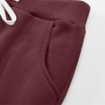 thumbnail image 7 of Honeeladyy Running Pants for Women,Women's Christmas Wine Glass Print Leggings With Elastic Drawstring Pockets Thick Warm Pants Wine-XXL, 7 of 7