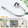 thumbnail image 4 of mmirethe Faucet Aerator Extension 360 Degree Adjustable Flexible DIY Tap Water Sprayer Replaceable Spray Shower Accessory, 4 of 6