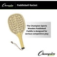 thumbnail image 2 of Champion Sports Paddleball Racket, 2 of 6