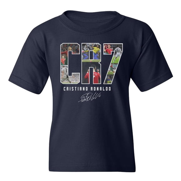 Camiseta Cup & Branch Collage Ronaldo Tribute Soccer GOAT