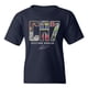 thumbnail image 1 of Camiseta juvenil azul marino pequeña homenaje a Ronaldo Cup & Branch, 1 of 1