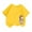 Yellow, variant on Kid Girls Cute Fashion Printed Casual Loose Round Neck Short Sleeve Tee Summer T Shirt Tops Soccer Shirt Girls Girls Long Sleeve Undershirt Girls Get Too Shirt Baby Tee Shirts Girls Long Sleeve Kids T