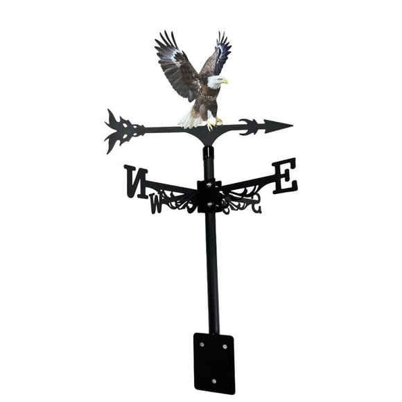 Terraxo Girouette en Fer Art Girouette Extérieure Vintage Ornement de Jardin en Métal Indicateur Décoratif de Direction du Vent Montage sur Toit Convient pour Clôture de Ferme Courtya C