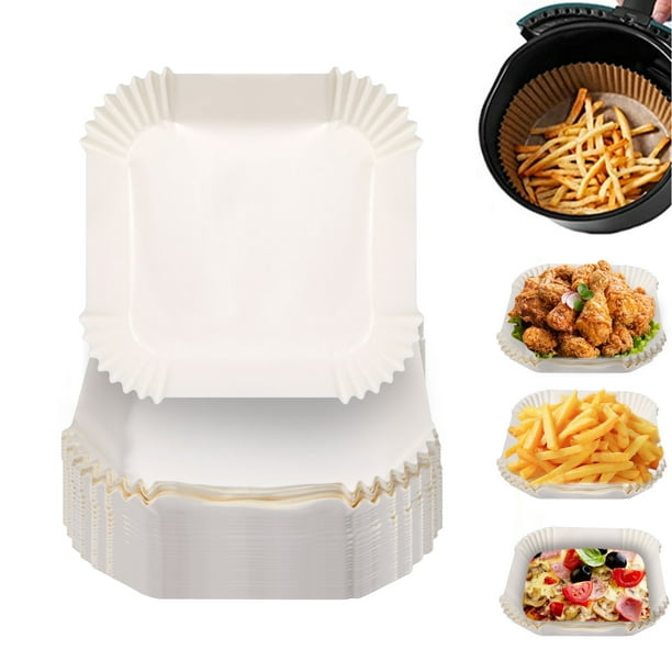 SAYOO Papel especial para freidora de aire, papel absorbente de aceite de barbacoa circular SAYOO Moda