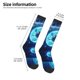 thumbnail image 2 of Balery Blue Yin And Yang Calcetines novedosos Calcetines deportivos Calcetines hasta la rodilla Calcetines de algodón Calcetines originales y geniales, 2 of 6