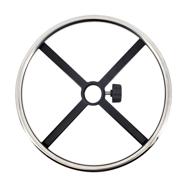 Reposapiés giratorio para silla de oficina, anillo circular de acero inoxidable, accesorios para oficina 40cm