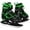 Green, variant on MammyGol Adjustable Ice Skates for Kids Boys Girls, Hockey Lace-Up Skate, Blue Ice Skating Size M for Beginner