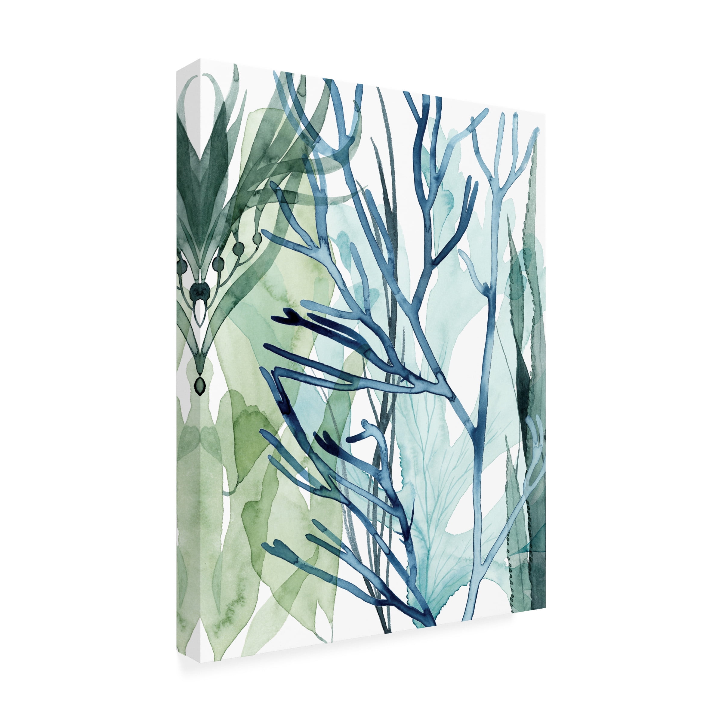 Grace Popp 'Sea Leaves II' Canvas Art