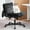 Black, variant on Criss Cross Chair with Wheels and Adjustable Flip-Arms, Cross Legged Office Chair with Thick Cushion, Wide Makeup Vanity Chair, Comfy Swivel Desk Chair for Home Office, Apartment, Bedroom, Pink