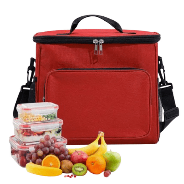 Lonchera Xtellar Térmica Bolsa Trabajo Escolares Gran Capacidad 10l Color Rojo