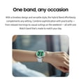 thumbnail image 4 of Correa de reloj Samsung Galaxy Watch 8 Hybrid de piel vegana negra, 4 of 5