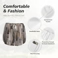 thumbnail image 6 of Haiem Wooden Texture Women's 2 in 1 Running Shorts - Lightweight Athletic Workout Gym Yoga Breathable Sports Shorts Liner with Phone Pockets-Large, 6 of 9