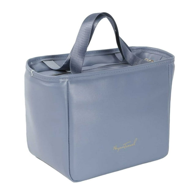 Ohufall Sac à Lunch Isolé Réutilisable Étanche avec Sangle Ajustable pour Bureau École Plage Pique-Nique