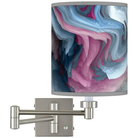 

Giclee Gallery Europa Brushed Nickel Swing Arm Wall Lamp