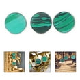 thumbnail image 1 of BEADCEST 3 Pcs Coussins de Saxophone Pierre Naturelle Verte pour Entretien d'Instruments de Musique, 1 of 8