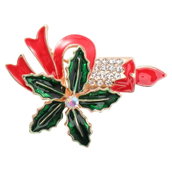 1Pc Broche de Dessin Animé de Noël Polyvalent Créatif Pectoral Décoration de Vêtements