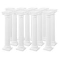 thumbnail image 1 of WHAMVOX 12Pcs Roman Column Pedestal White Plastic Classical Miniature Pillar For Micro Landscape Yard, 1 of 8