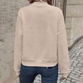 thumbnail image 5 of Kezqiaxn Bomber Jacket Women Fashion Clothing Solid Long Sleeve Casual Lightweight Jackets Fall Zip Up Coats for Women, 5 of 8