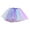 Girl Skirt-Purple, variant on KkSLirnhs 2 Years Girls' Stylish Summer Bubble Skirt with Ruffled Tulle and Elastic Waist Lightweight Rainbow Sequin Sparkling Tutu Dancing Mesh Skirt Purple