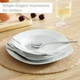 thumbnail image 6 of VEWEET, Series Teresa, 30-Piece Porcelain Dinnerware Set, Ivory White Dinner Set, Service for 6, 6 of 7