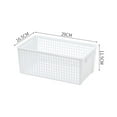 thumbnail image 3 of MesaSe 2Pcs Storage Box With Handle Space Saving Plastic Basket For Closet Desk Cabinets Wardrobe, 3 of 4