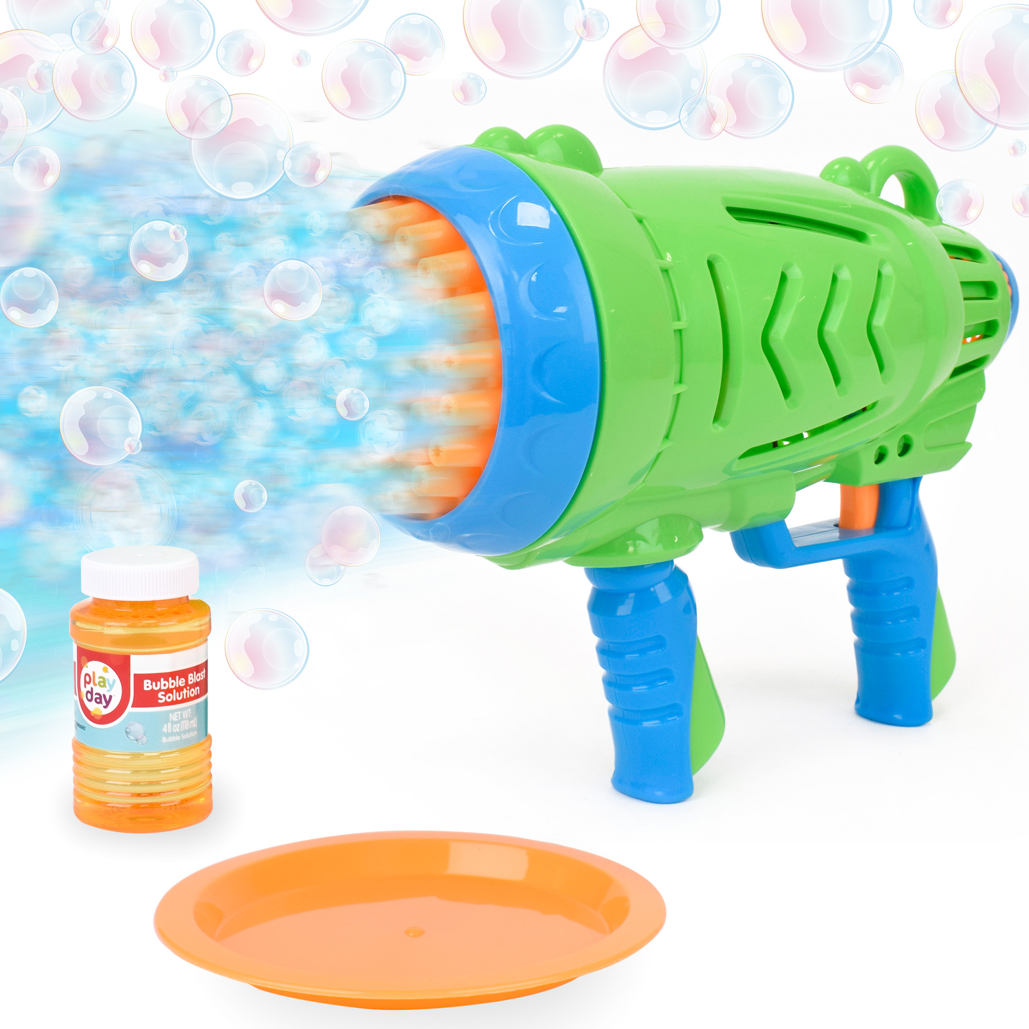 Play Day Bubble Barrage, Includes 4oz Solution & Drip Tray - Unisex ...