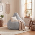 thumbnail image 3 of Giantex Bean Bag Chair, Accent Lazy Sofa, Comfy Floor Lounger for Living Room, Light Gray, 3 of 9