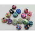 thumbnail image 6 of U8MO 50 Mixed Colour Polymer Clay Round Beads 10mm (3/8") Jewelry Finding, 6 of 8