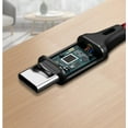 thumbnail image 2 of Multi USB cable, 3 in 1 charging cable nylon Multiple charging cable iP Micro USB Type C, 2 of 5