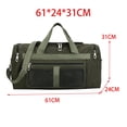 thumbnail image 3 of Naiovety Bolsa de fin de semana, bolso, calzado deportivo, ropa, bolsos, viaje, equipaje de mano, bolsa de lona Mochilas de mochilero, 3 of 5