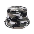 thumbnail image 2 of Penkiiy Baby Hats Bucket Hat Toddler Kids Summer Fisherman's Hat Camouflage Leopard Pattern Outdoor Children UV-proof Sun Beach Cap Green Hat for One Size, 2 of 2