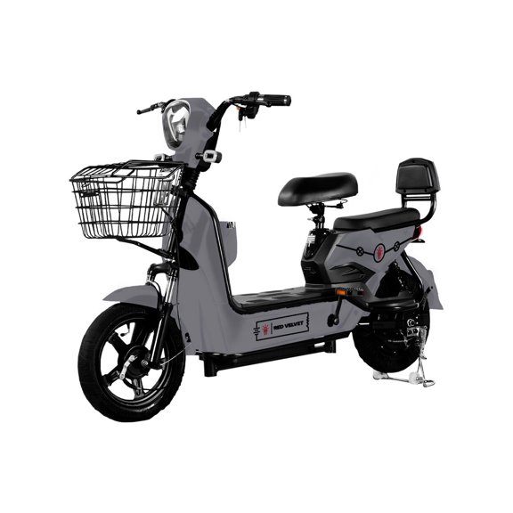 Red Velvet Bicicleta Electrica 350w Pantalla Lcd Gris 48v 12a