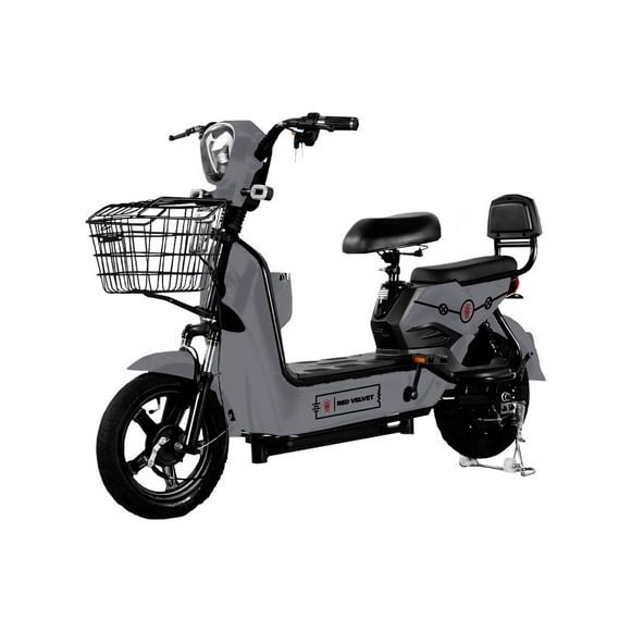 Red Velvet Bicicleta Electrica 350w Pantalla Lcd Gris 48v 12a