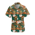 thumbnail image 4 of Innerwin Chemises à Manches Courtes Blouse pour Femmes Col à Revers Élégant Hauts Figure 4 TG, 4 of 7
